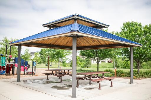 Private canopy to protect from the elements. Entertain friends or include a family outing at the park.
