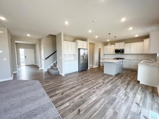 This new construction kitchen continues it’s progress. Move-in ready this September. Make it yours before it’s gone!