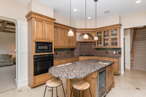 Custom birch cabinetry by Higgins Cabinet shop