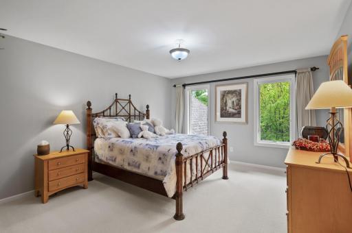 One of three large upper-level bedrooms with oversized closet.
