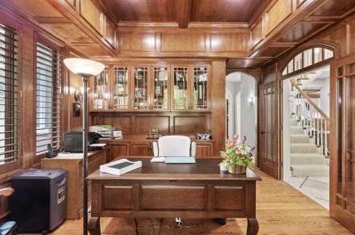 Your office is just down the hall from the primary suite.
