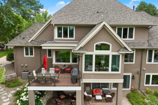 So much natural light provided by the large windows throughout the home.