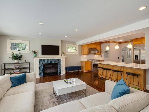 Desirable open concept layout on the main floor.