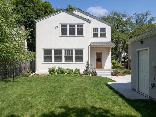 Sellers extended the back of the home on all three levels. Fully fenced backyard with gated driveway.