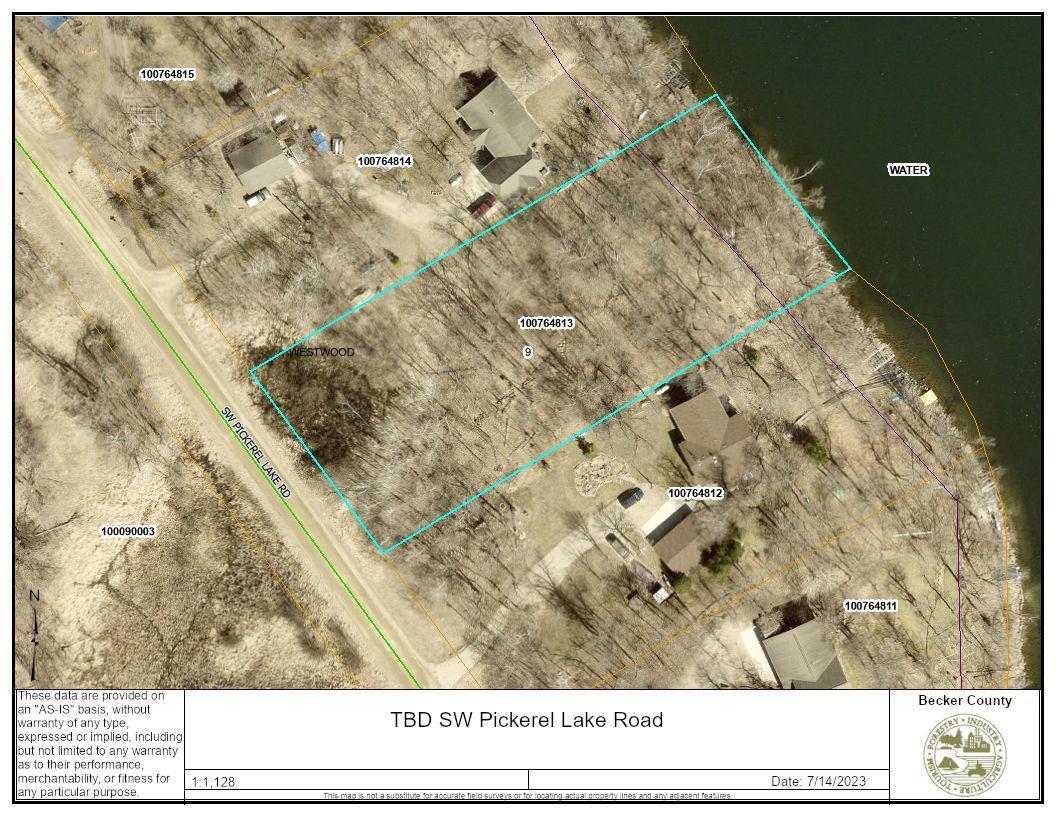Photo for TBD SW Pickerel Lake Road, Detroit Lakes, MN 56501 - Listing #6402390 Aerial