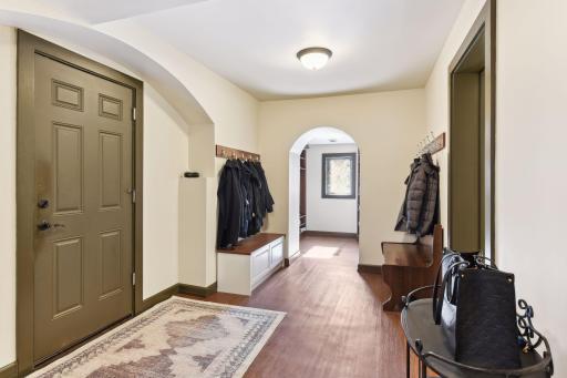 Great drop zones in the home, including this mudroom by the entry from the yard and the tuck under garage.