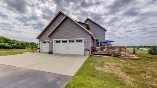 Three Stall Heated Attached Garage