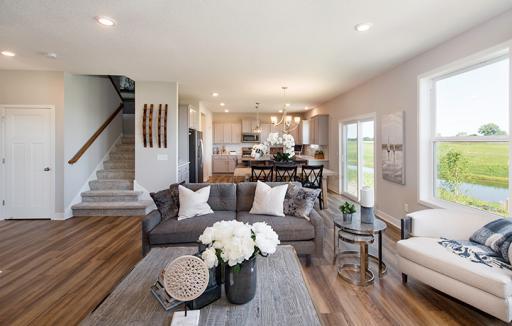 Notice the natural flow of light in this well-designed floor plan.