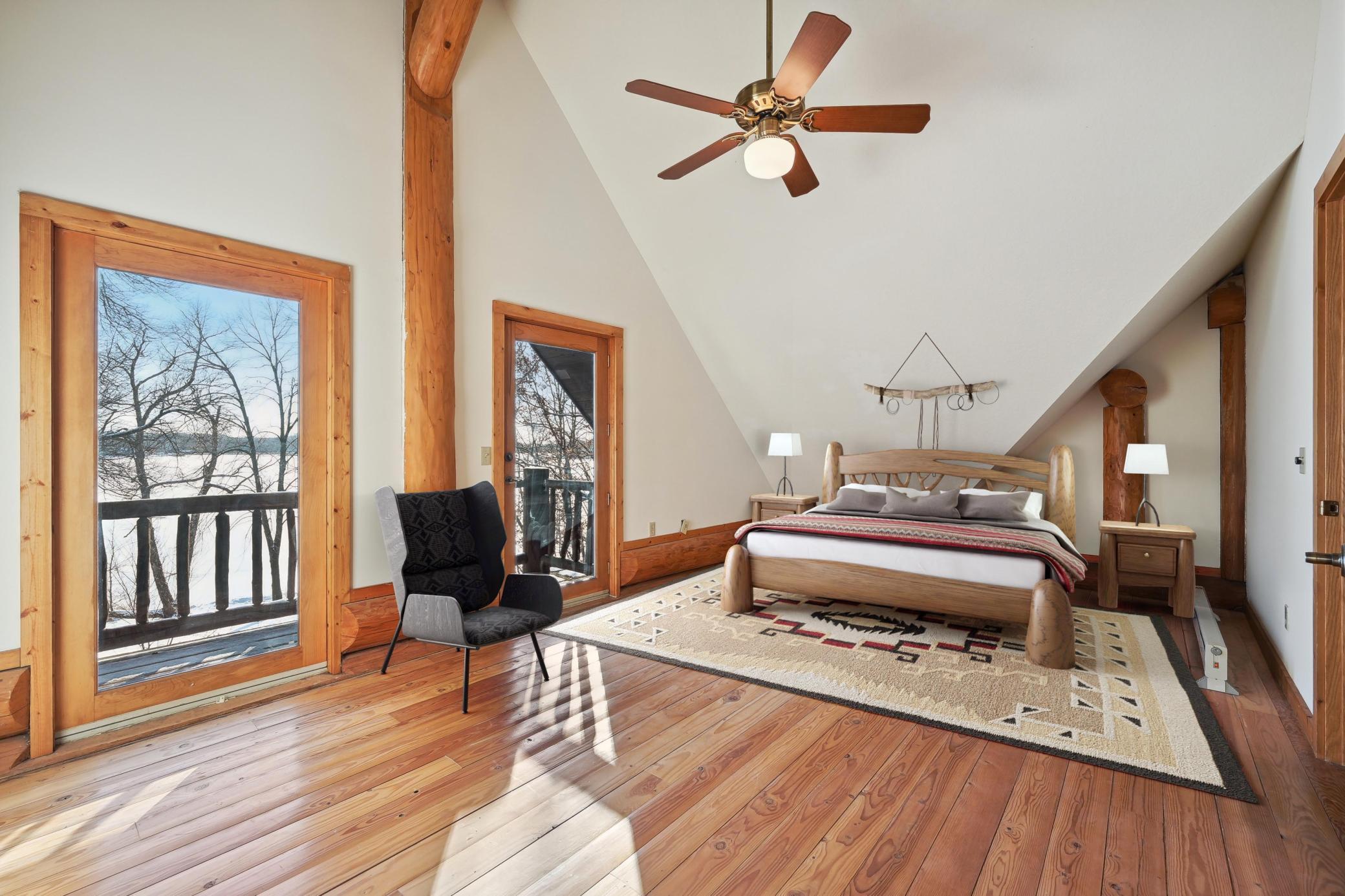 Upper Master bedroom *virtual stage*