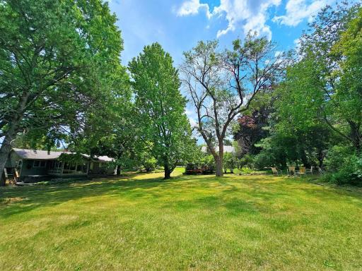 There is plenty of room to play sports or entertain in the huge backyard.