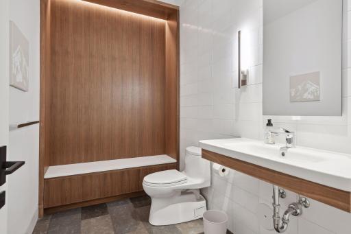 Spa bathroom space