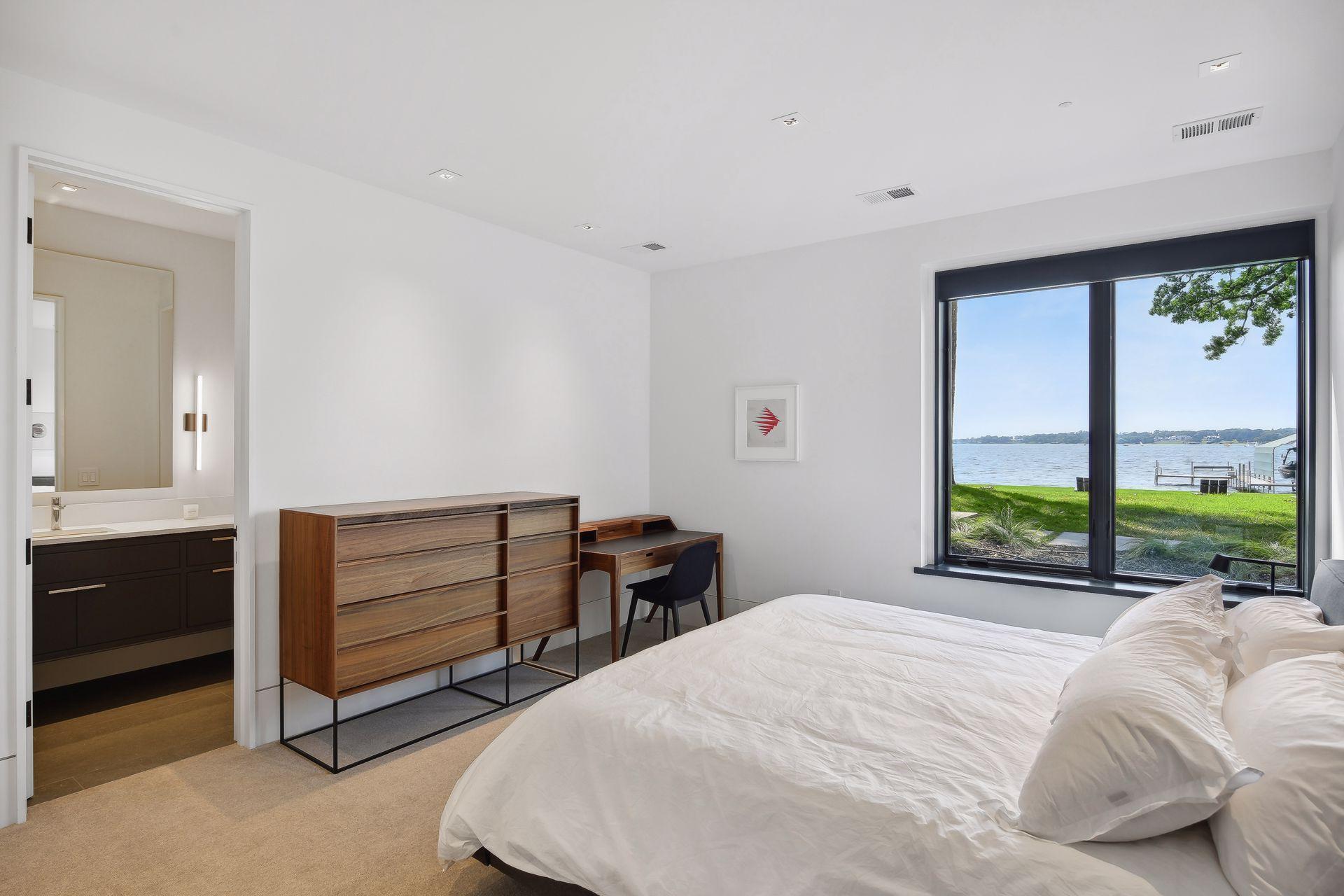 Lake views from en suite bedroom