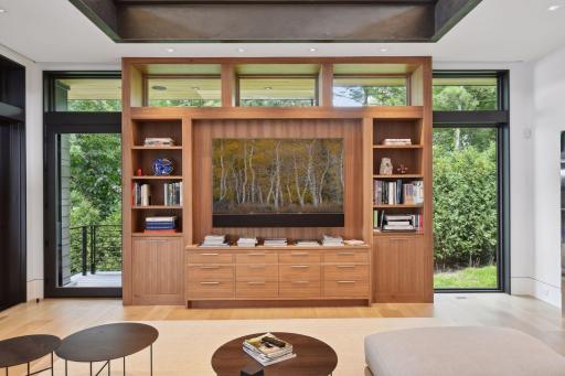 Fantastic built in with lush private views