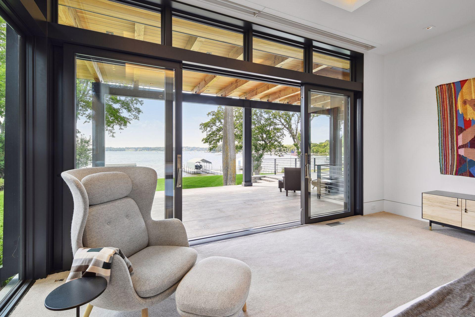 Wake up and enjoy the fresh air and water views