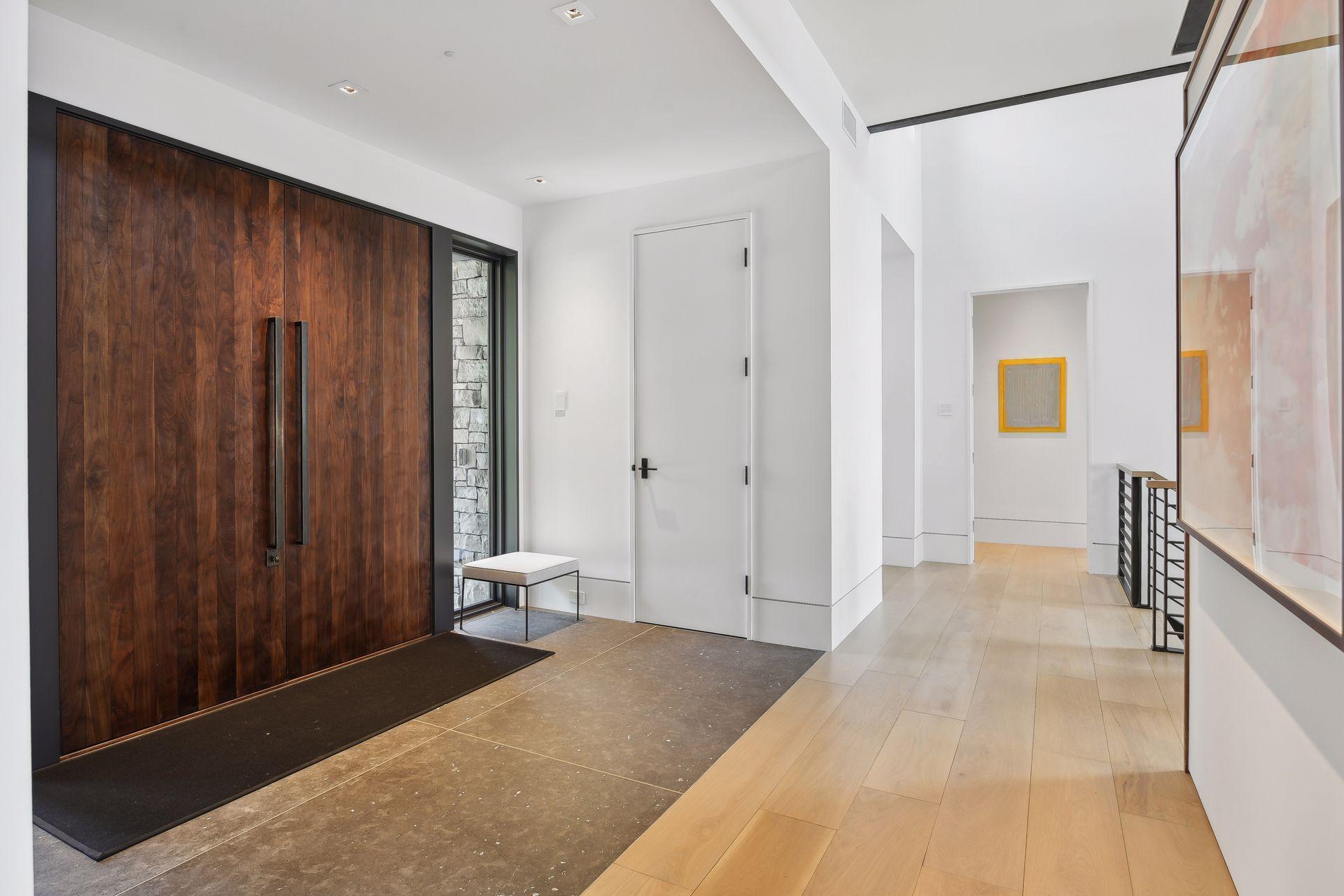 Large foyer with a nice mix of elements