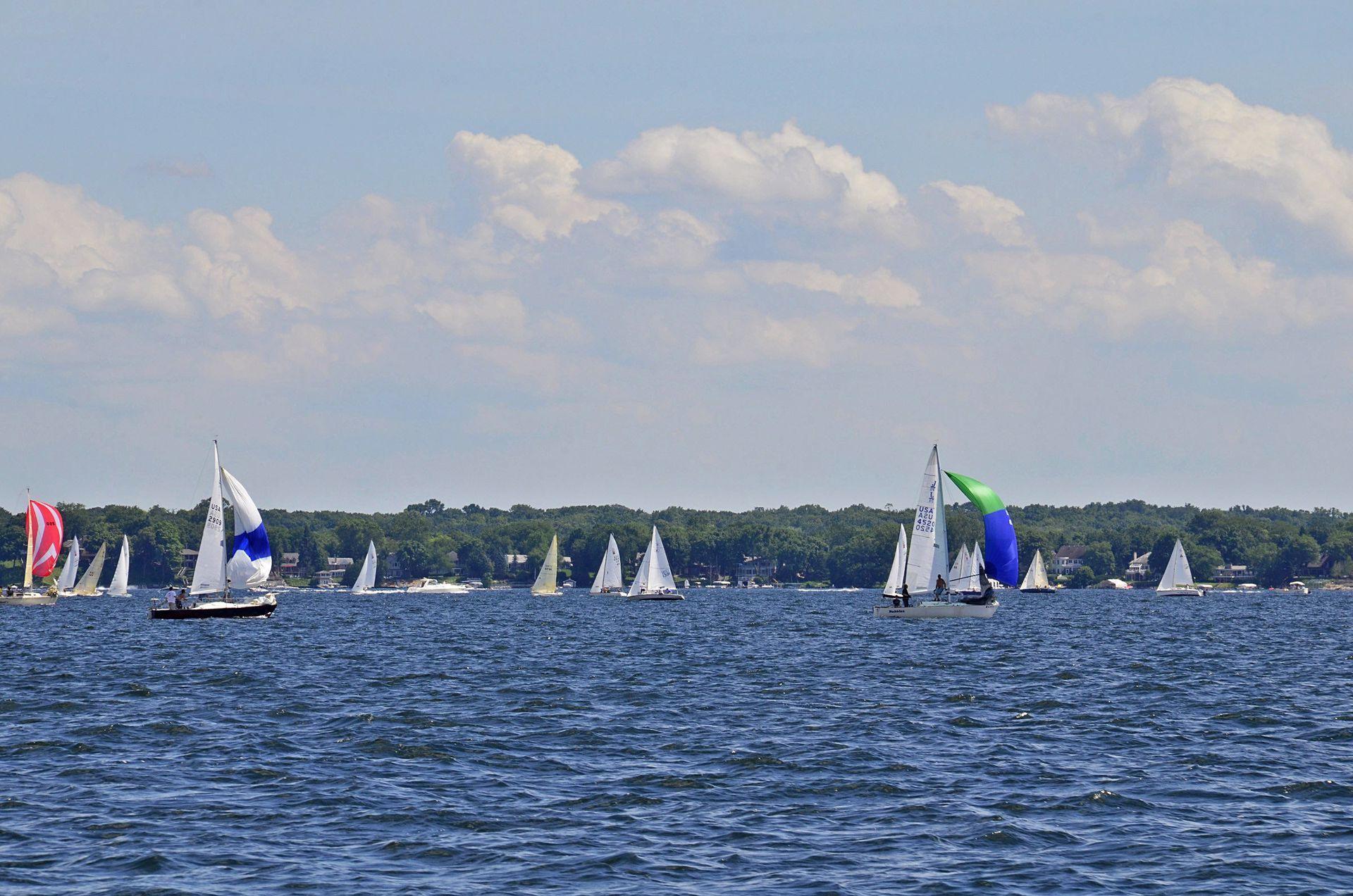 Enjoy regatta views