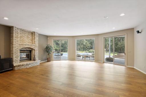 Lower Level family Room with Access to Pool and Patio