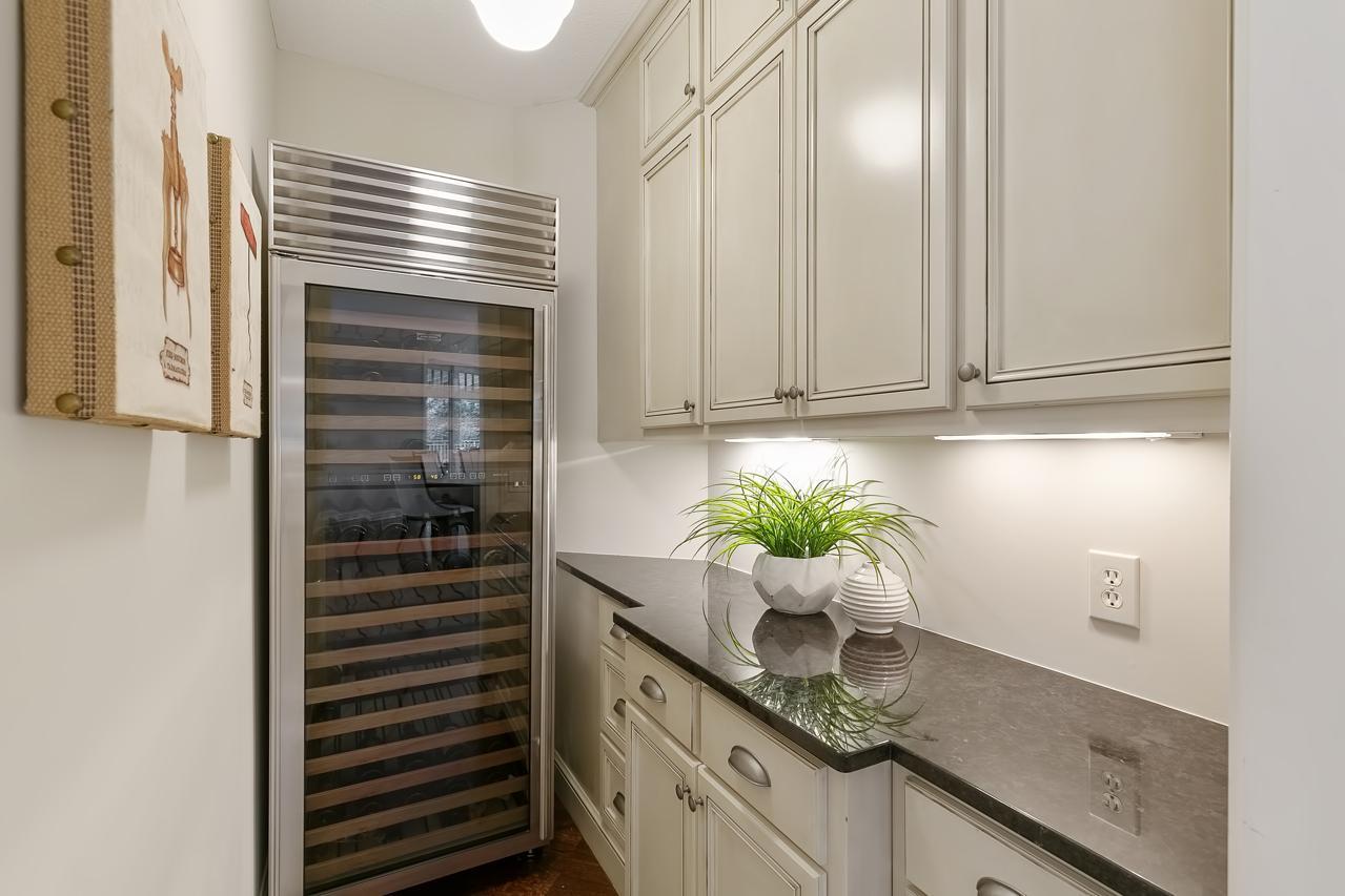 Wine refrigeration/butler pantry
