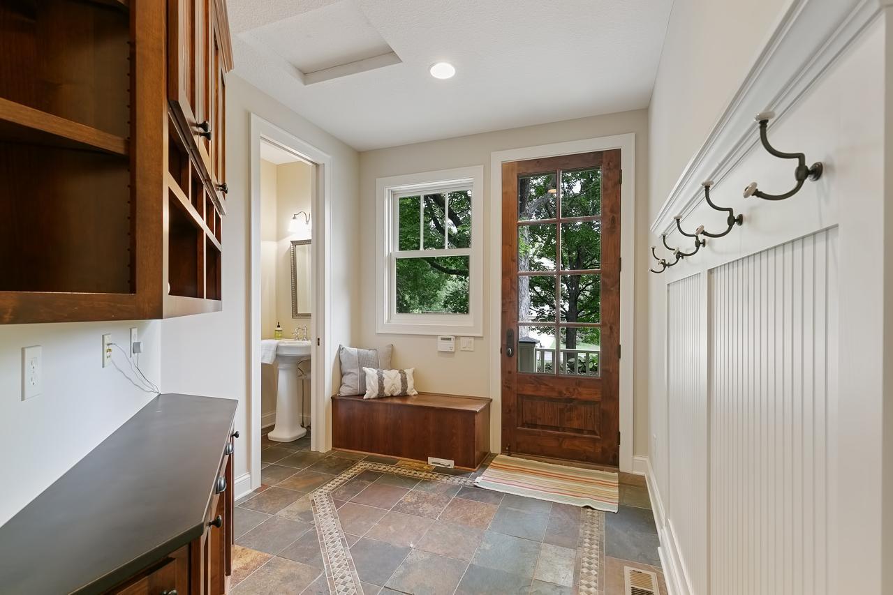 Back hall/back door entrance