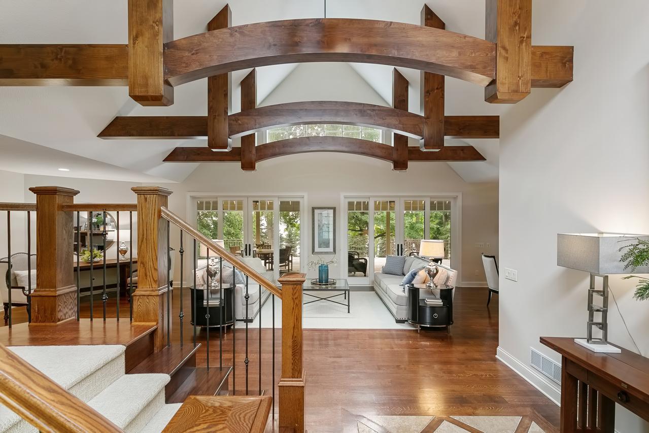 Grand entrance to lake view