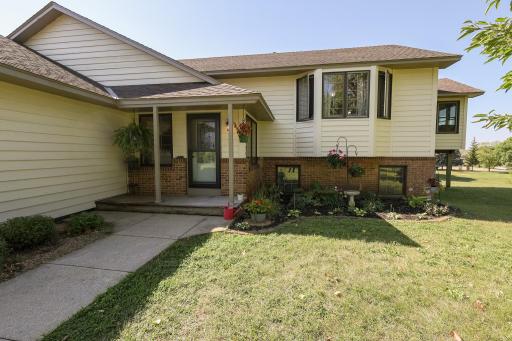Front garden at entry