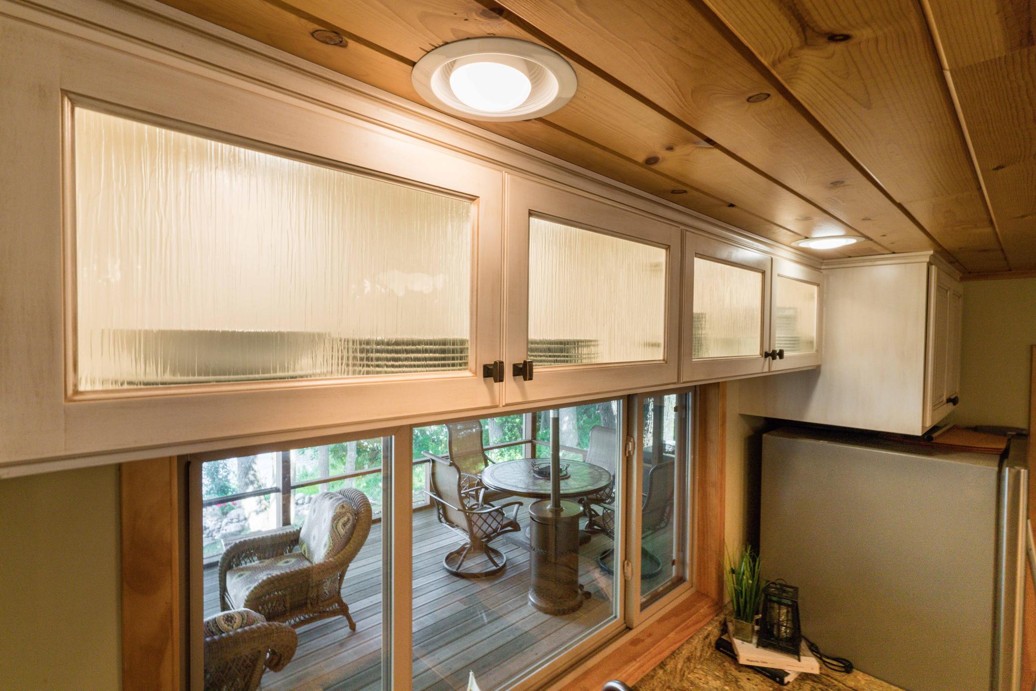 Above kitchen sink