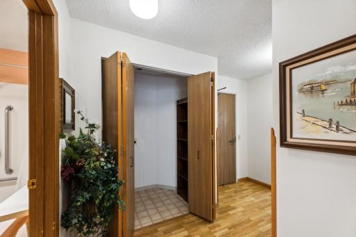 Washer/Dryer hook up available in this closet!