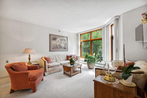 Bright, open living room