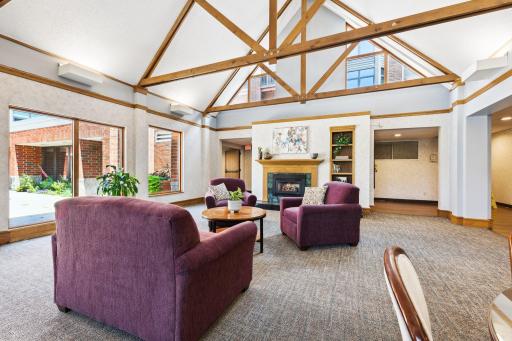 Fireside room, lobby