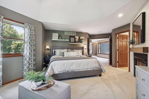 Room for king bed and grand double door entrance to your relaxing suite