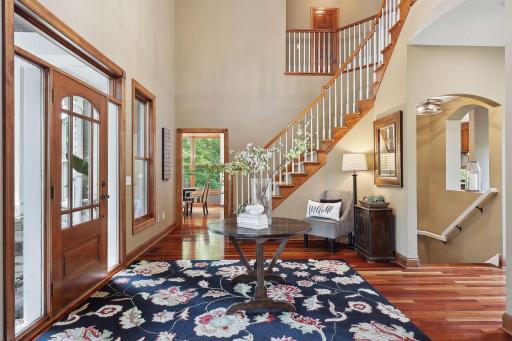 Beautiful Brazilian Cherry Floors on main level