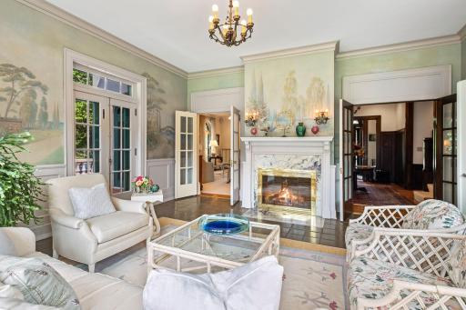 Tiled Sunroom with Original Frieze from 1920!!!
