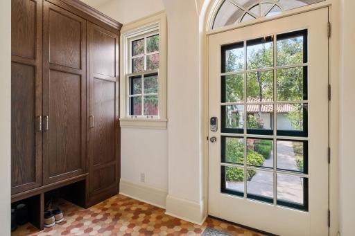 Enviable Mudroom just off of the Kitchen!