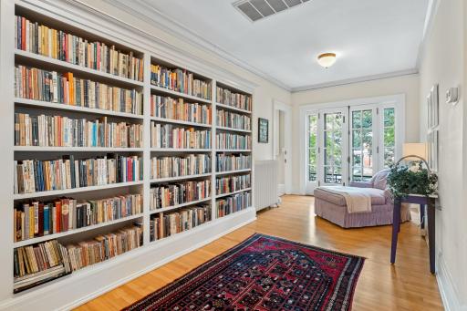 Cozy up with a book just off of your Wrought Iron Balcony