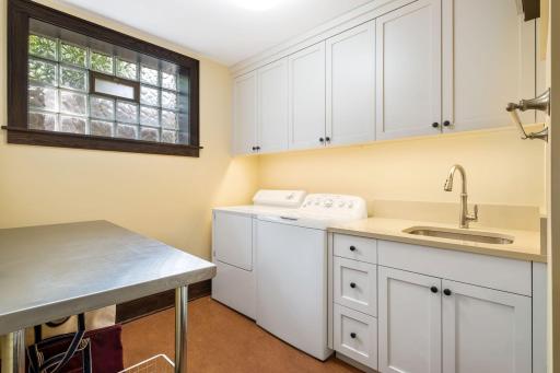 Super Clean Laundry Room with a Great Set Up