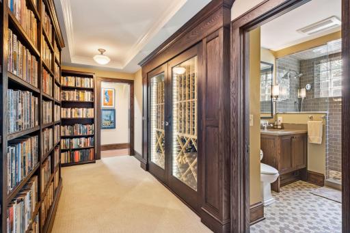 Incredible Wine Cellar and More Bookcases!!!