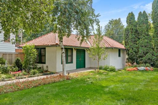 2 Car Garage with Attached Garden Room / Storage