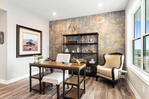 Another view of the front foyer/flex/office space.