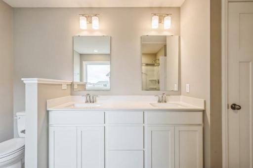 Ensuite comes with shower, soaking tub, double sink vanity!