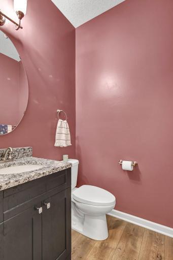 Main level powder room