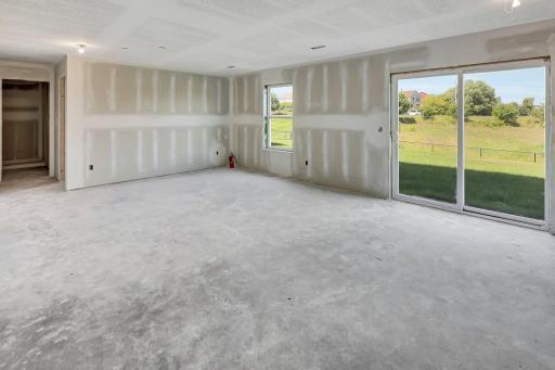 Almost complete full walkout lower level