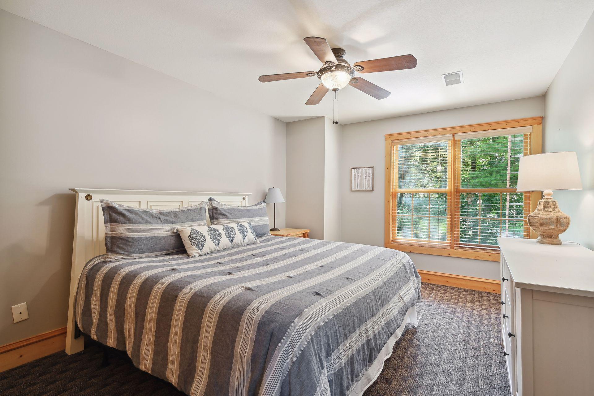 Bedroom 1 in the lower level