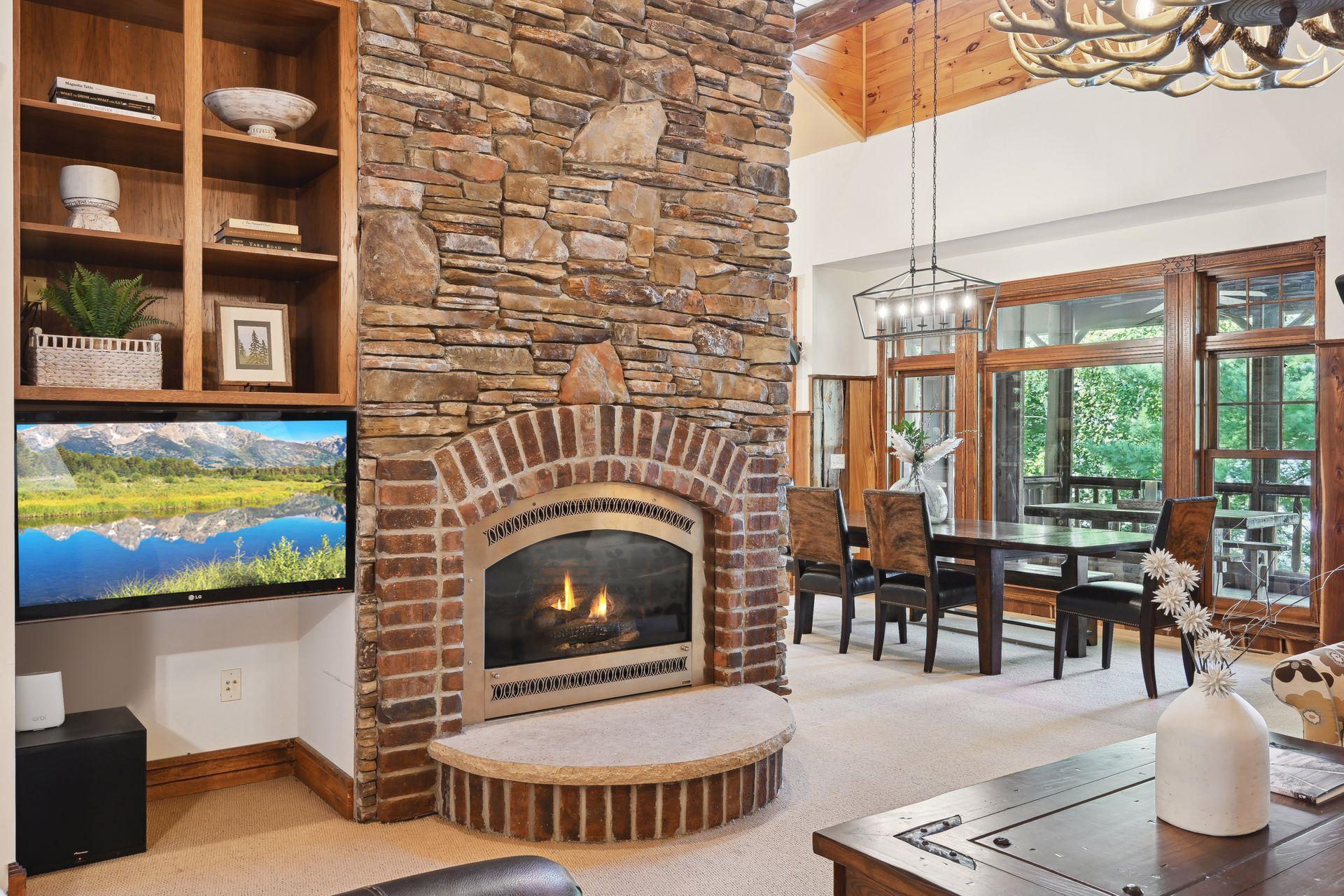 Updated lighting gives every room and light and bright feel.