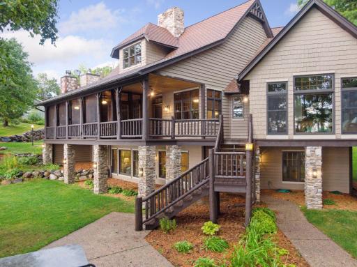 Enjoy sunsets from the screen porch, deck or private four season porch.