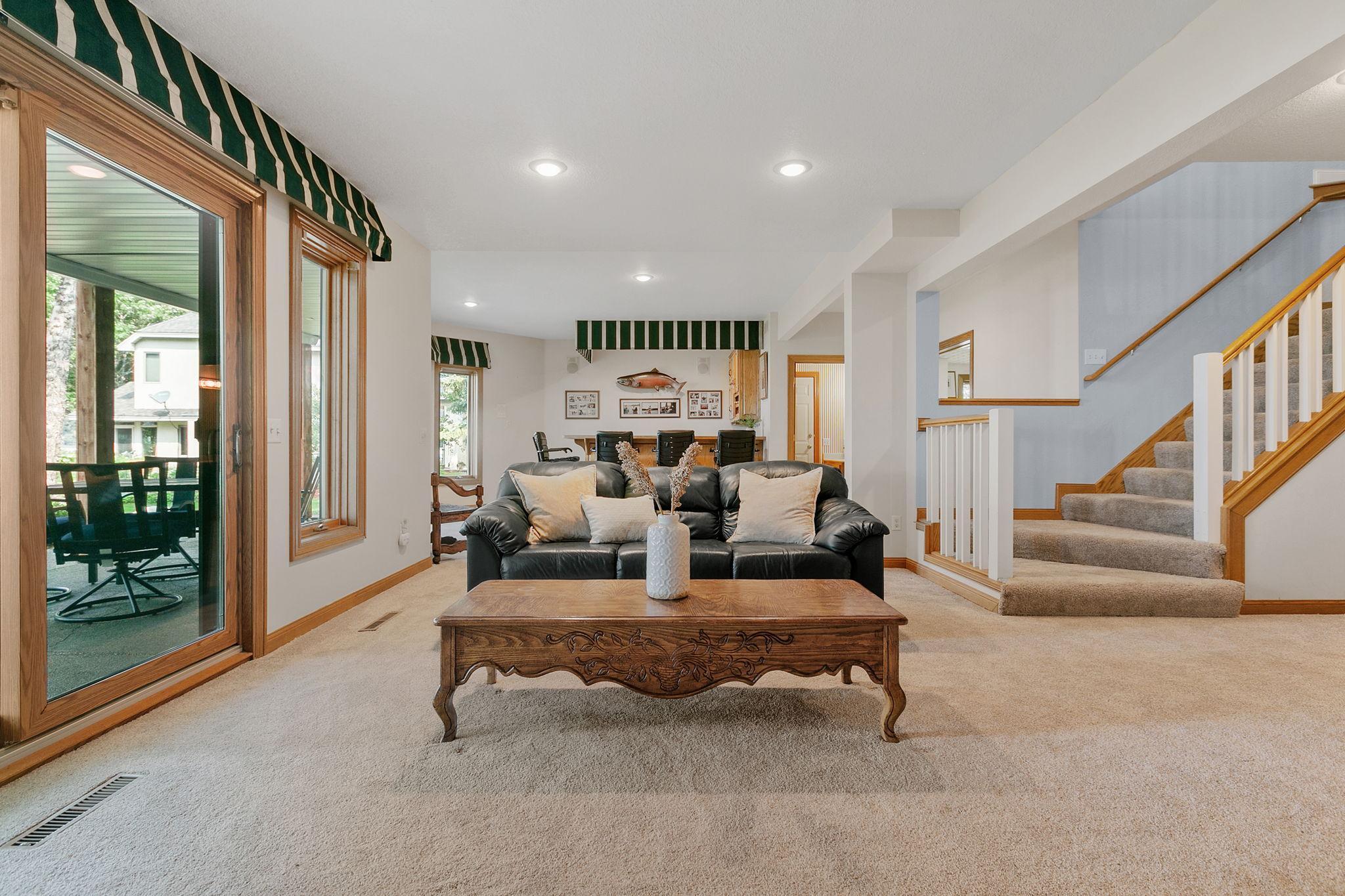 Wide open to the Amusement Area w/ newer carpet