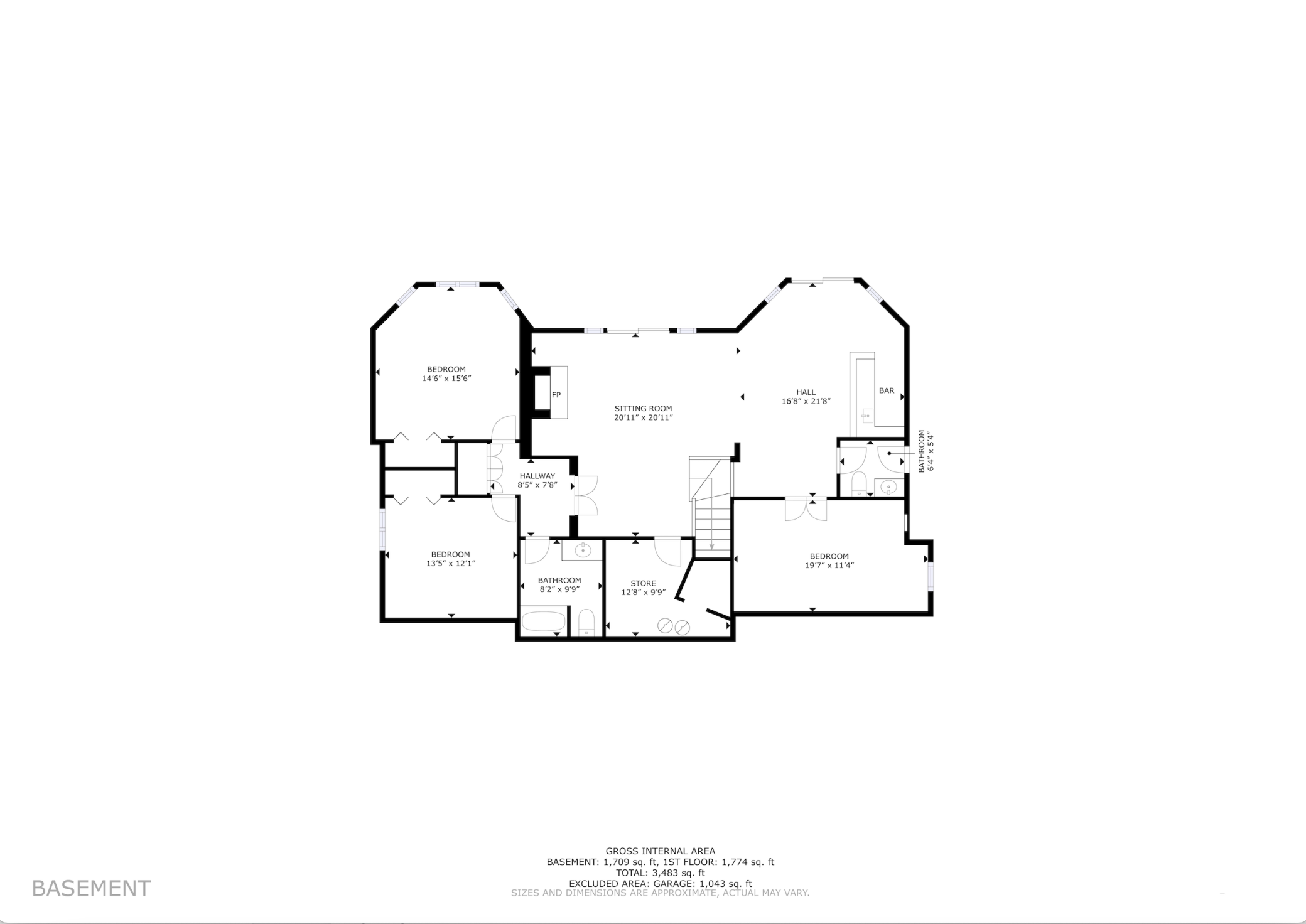 Lower Level Floorplan