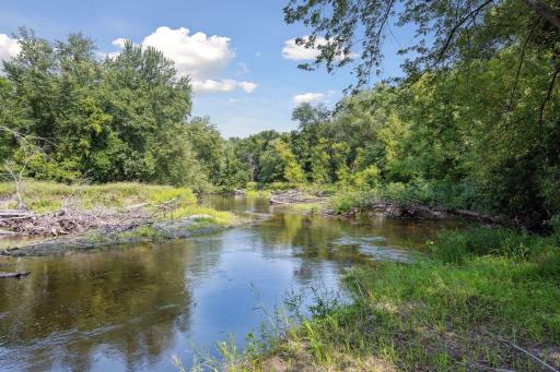 Hike or ride along the North Fork Crow River that runs right through the property and provides miles of trails