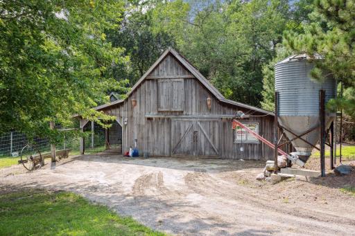 Conveniently located only a small walk from either the house or the shop, the barn has plenty of room for your farm animals.