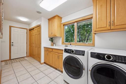 Plenty of space in the mudroom for storage