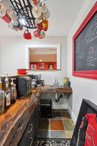 Currently used as a coffee bar & snack bar!